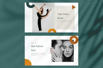 大图时尚极简主义ppt模板下载