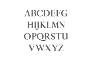 现代设计风格英文衬线字体家族 Aable A Modern Serif