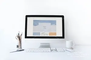 苹果设备样机模板 iMac mockup  PSD file