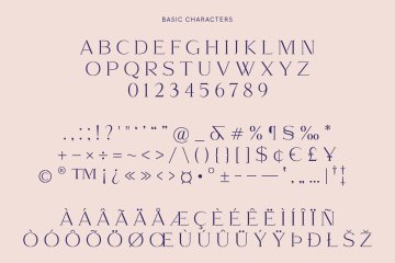 优雅独特的经典英文衬线字体 Kangri: Unique Elegant Stencil Serif