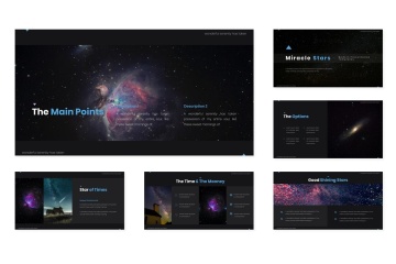 酷炫的深色ppt模板下载