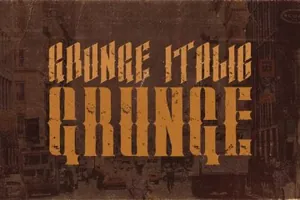 复古效果海报标题字体下载 Almanac – 4 Vintage Style