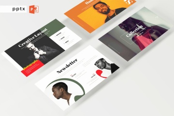 高端优雅简约清新好用的高品质powerpoint幻灯片演示模板