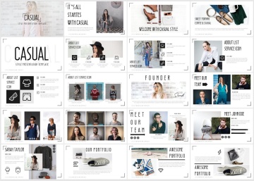 38多用途创意财务ppt模板下载