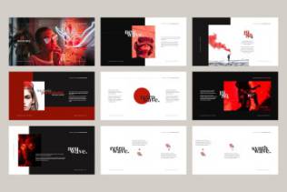 53新浪潮时尚ppt模板下载