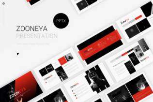 57简约好用的多用途大数据幻灯片演示模板