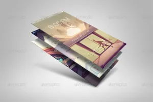 高品质的3D立体漂浮质感的手机APP应用程序屏幕截图UI样机展示模型