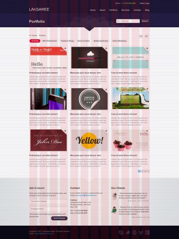 Laksamee PSD Template