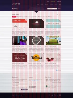 Laksamee PSD Template