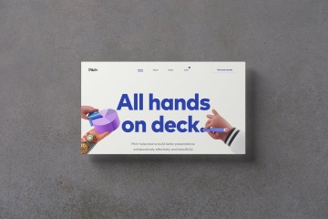 立体视觉网站设计效果图样机 3D Screen Mockups