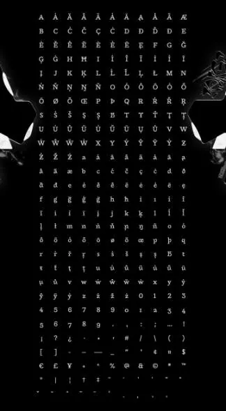 新潮流酸性艺术抽象英文衬线字体 FORGE - Mitis