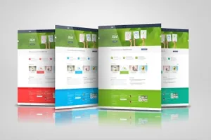 网站网页设计效果图样机模板 Web Pages Presentation Mock Up