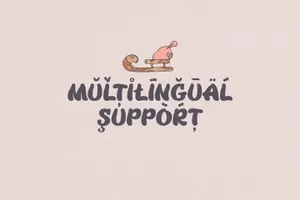 冬天雪花圣诞节英文字体免费下载 Snowflake Christmas font family