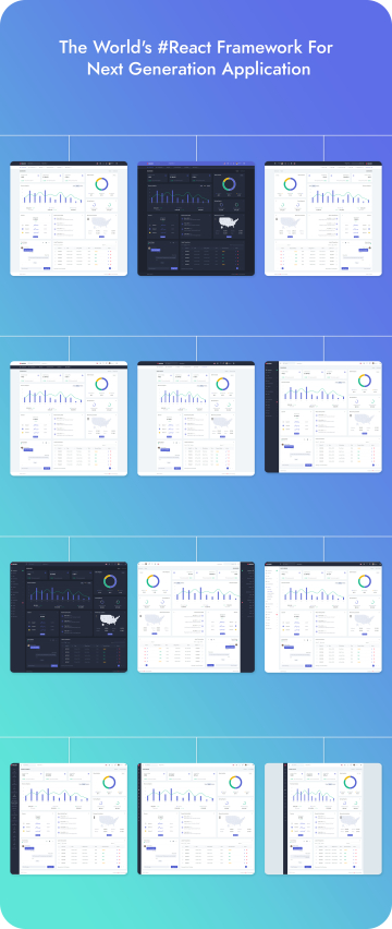 响应式ReactJs管理员和仪表板模板素材 Nazox -