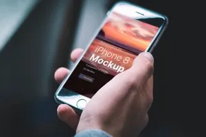 APP界面设计截图预览iPhone X手机样机模板v4 Presentation Kit