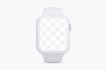 智能手表样机素材 Clay Apple Watch Series Mockup