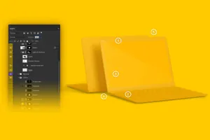 MacBook电脑样机素材 Clay MacBook Mockup