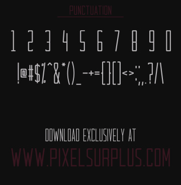 纤细无衬线英文字体KILOWATT