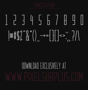 纤细无衬线英文字体KILOWATT