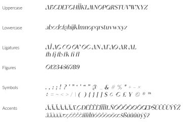 希腊时尚优雅的女性婚礼高端衬线英文字体 SaintMonica - Elegant Ligatures Font