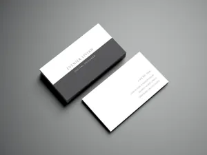 现代简洁名片模板PSD模板Minimal Business Card Templ