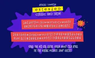 可爱卡通设计英文字体Shnobel Display Free Typeface