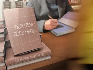 书店书籍展示模型PSD贴图模板Bookstore Edition 04 Mock-up