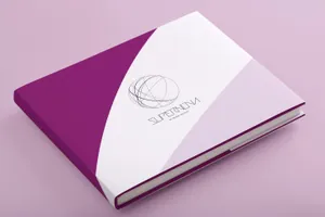 精装标准PSD画册样机 Hardcover Standard Landscape Book