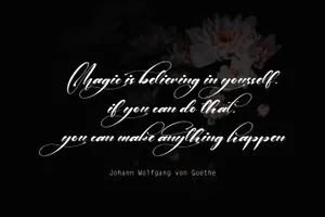 一款优雅的现代书法字体 Kiramba