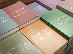 书店场景贴图模版 Bookstore Edition 03 Mock-up