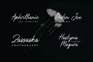 优雅钢笔签名书法字体下载 Don Carlitto – Elegant Signature Font