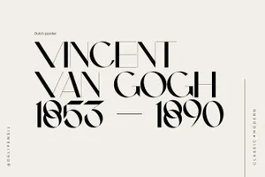 经典优雅的现代英文衬线英文字体 Agoka Modern Classic Typeface