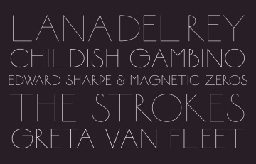 装饰艺术英文无衬线字体 Bellavista Expanded