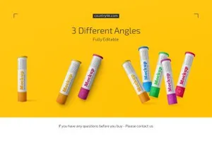 维生素泡腾片管包装设计样机集