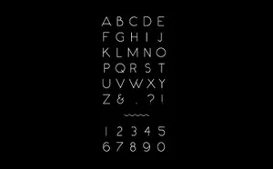 英文无衬线细线字体 Fox amp;amp; Cat Typeface