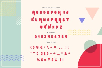 英文可爱风格无衬线粗体字体 Ancor  Bold Fun Sans Serif Font