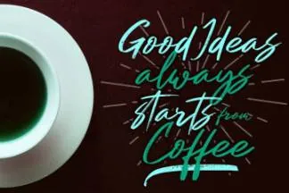 豪迈硬朗英文笔刷草书字体下载 Mastery Hand Brush