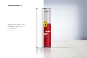 功能性能量饮料罐头外观设计样机 Energy Drink Can Mock-up