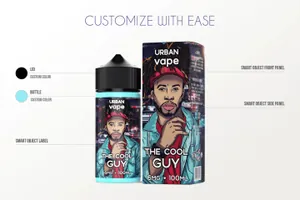 电子烟油瓶外观设计预览样机 eLiquid Bottle Mockup