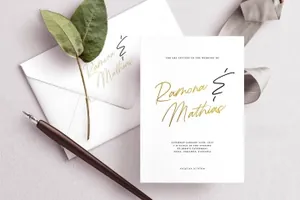 手工制作英文签名书法字体 Corinthia Font