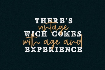 复古装饰风格英文无衬线设计字体下载 Fiber Vintage