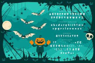 装饰设计无衬线字体 Monster Squad