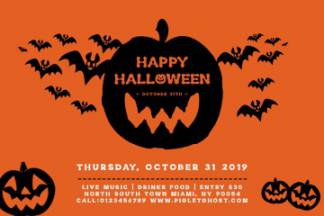 万圣节节日氛围惊悚创意设计无衬线英文字体 Piglet Ghost