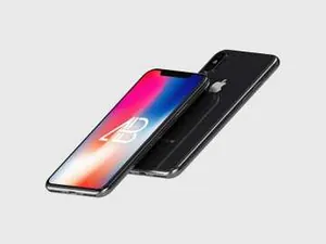漂浮的苹果手机贴图展示样机模版 Floating iPhone X Mockup