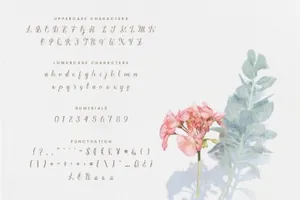 浪漫装饰设计风格英文书法艺术字体下载 First Date – Romantic