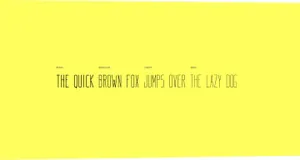 充满个性的全大写排版英文字体 Kompakt All Caps