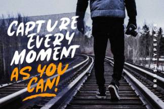 圆润厚实英文笔刷字体下载 Forqend Brush Typeface