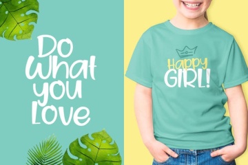 现代可爱设计风格英文无衬线字体 Goo Easter Font