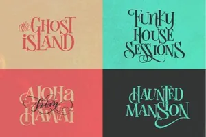 海洋风格的字体 Ocean Twelve Font Duo