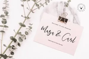 优雅的女性婚礼手写英文签名字体 Maria Rose Elegant Script SVG Font